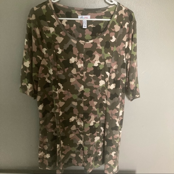 d&co Tops - d & co. Camo Tunic